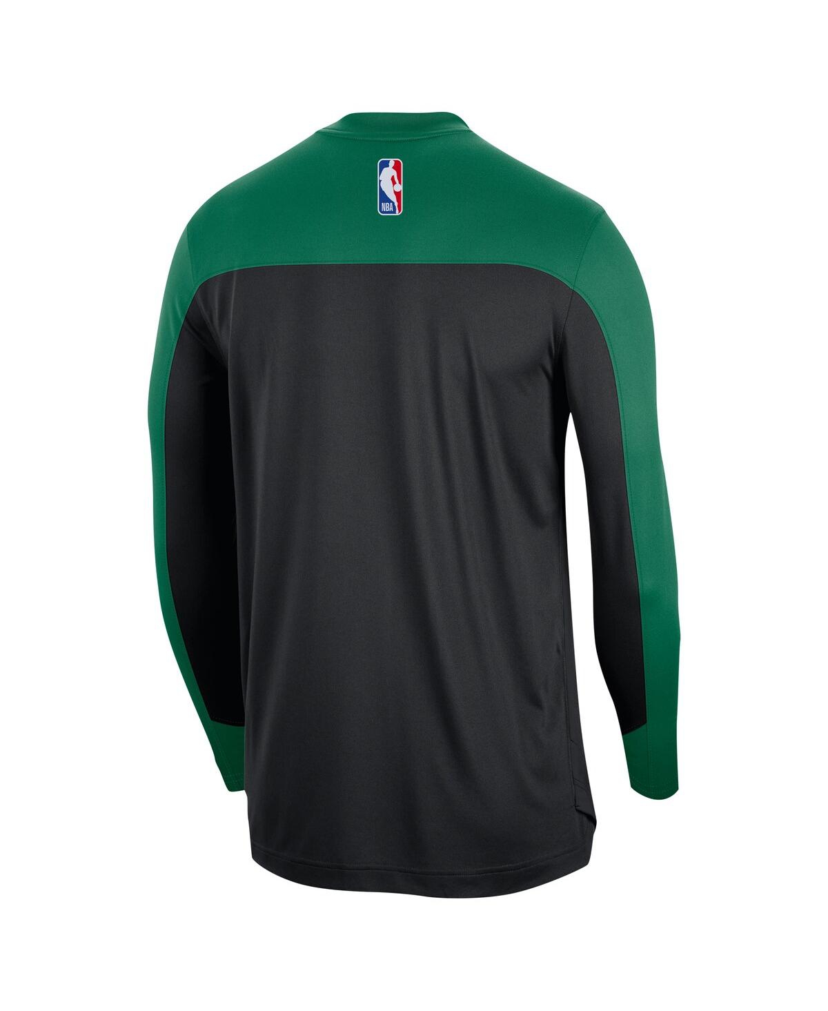 Nike Men'sBoston Celtics 2024/25Authentic Pre-Game Legend Long Sleeve Shooting Shirt - Black, Green