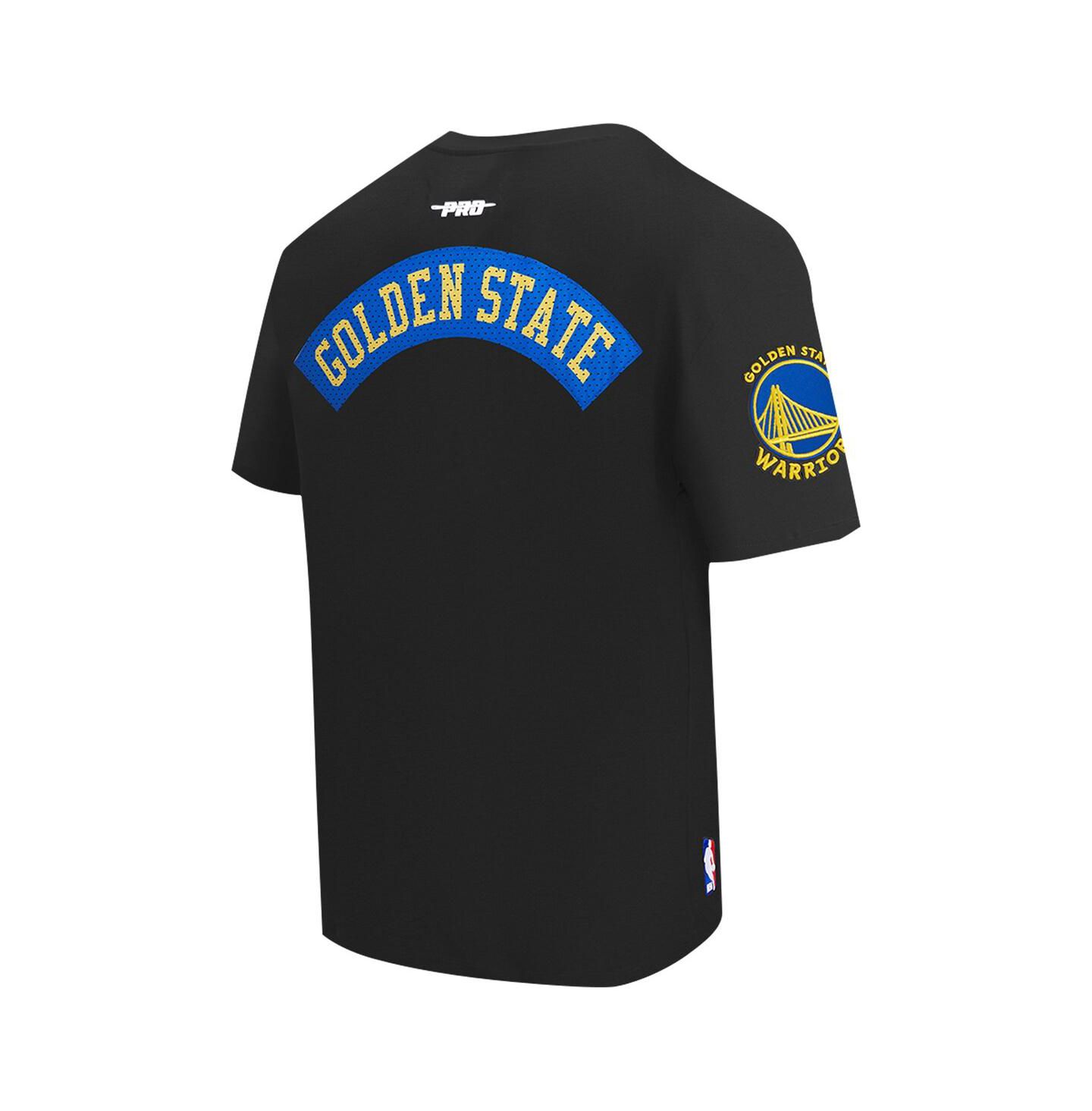 Мужская футболка Pro Standard Black Golden State Warriors Made To Play Drop Shoulder — фото 4