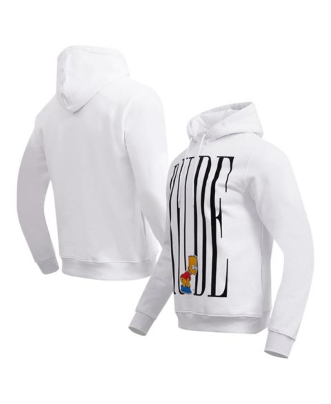 Мужское худи Freeze Max White The Simpsons Bart Simpson Eat My Shorts Pullover