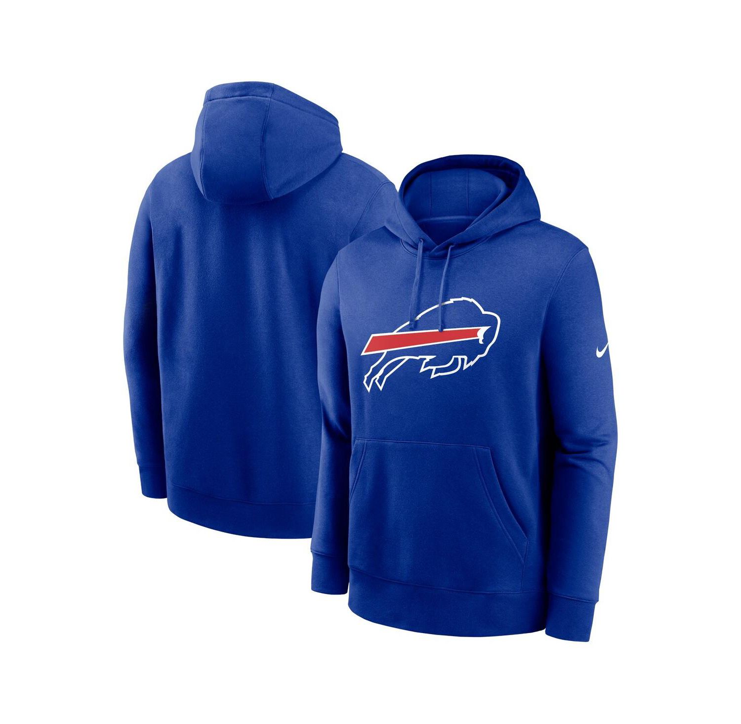 Men's Buffalo Bills Club Logo Pullover Hoodie