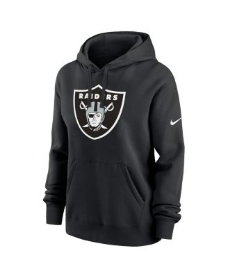 Women's Black Las Vegas Raiders Club Fleece Pullover Hoodie