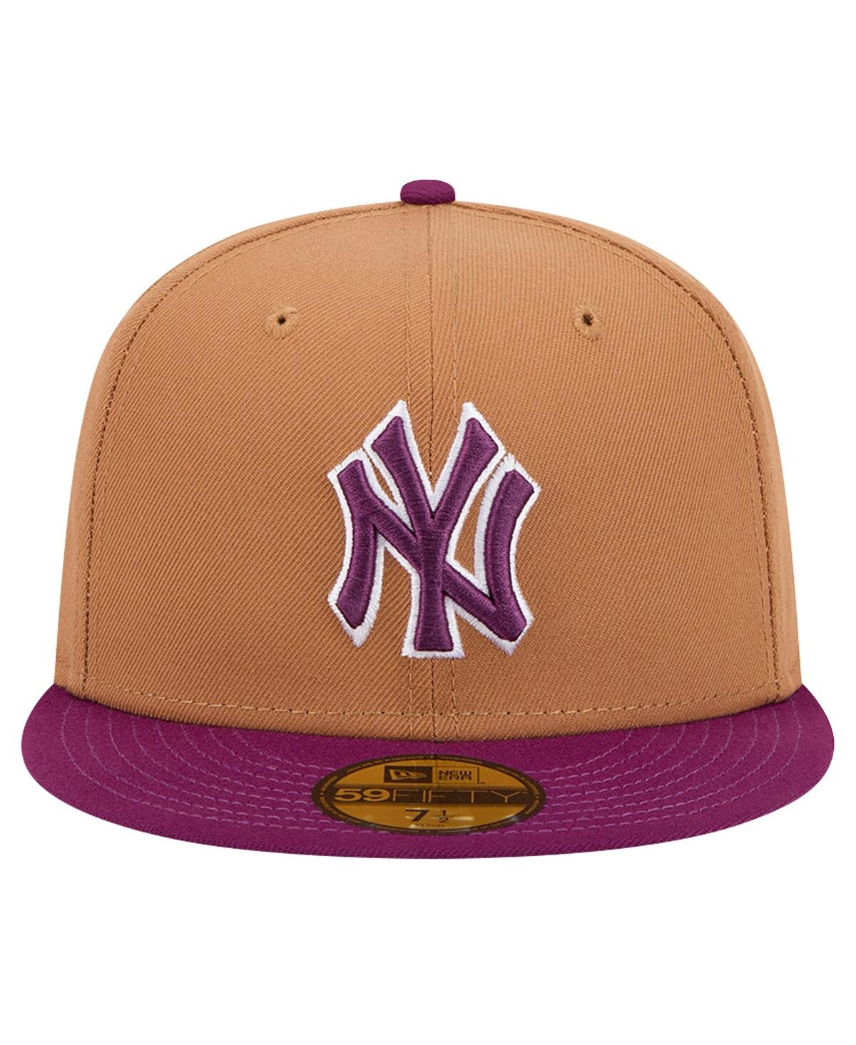 New Era Men's New York Yankees Two-tone Color Pack 59fifty Fitted Hat In Brown