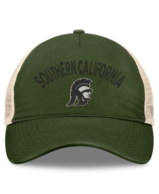 Men's Hunter Green USC Trojans OHT Military Appreciation Glory Trucker Adjustable Hat