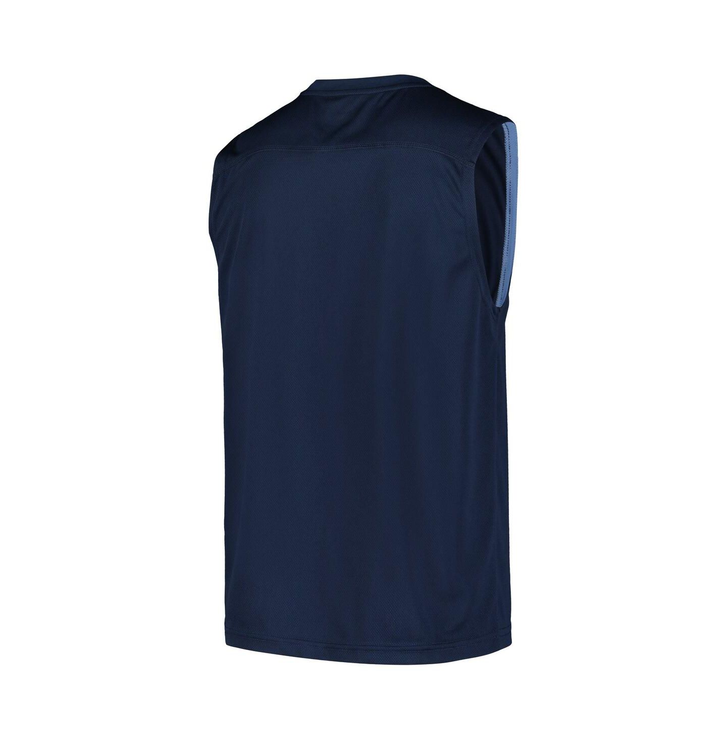 Мужской топ Fanatics Navy Memphis Grizzlies Birdseye Muscle — фото 3