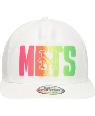 Men's White New York Mets Spring Spectrum Golfer Snapback Hat