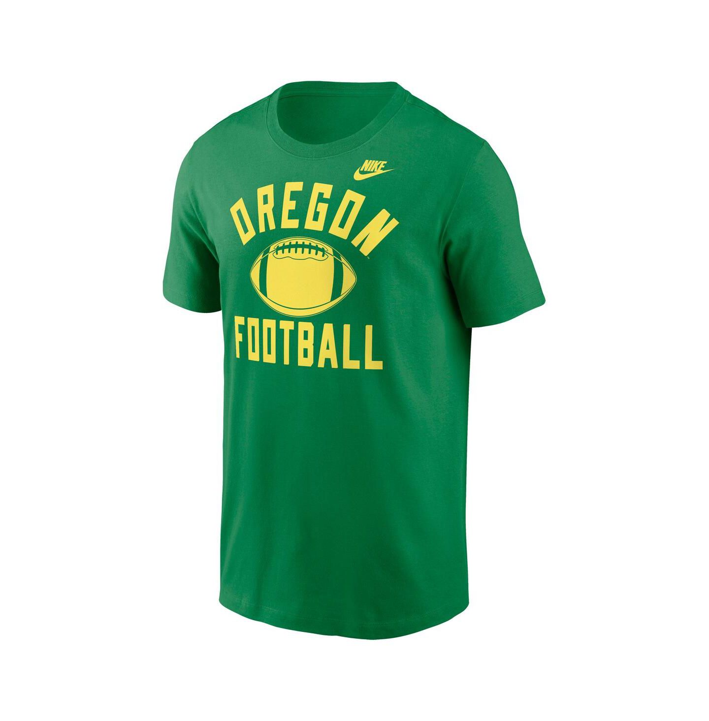Мужская футболка Nike Green Oregon Ducks Legacy Football Icon — фото 2