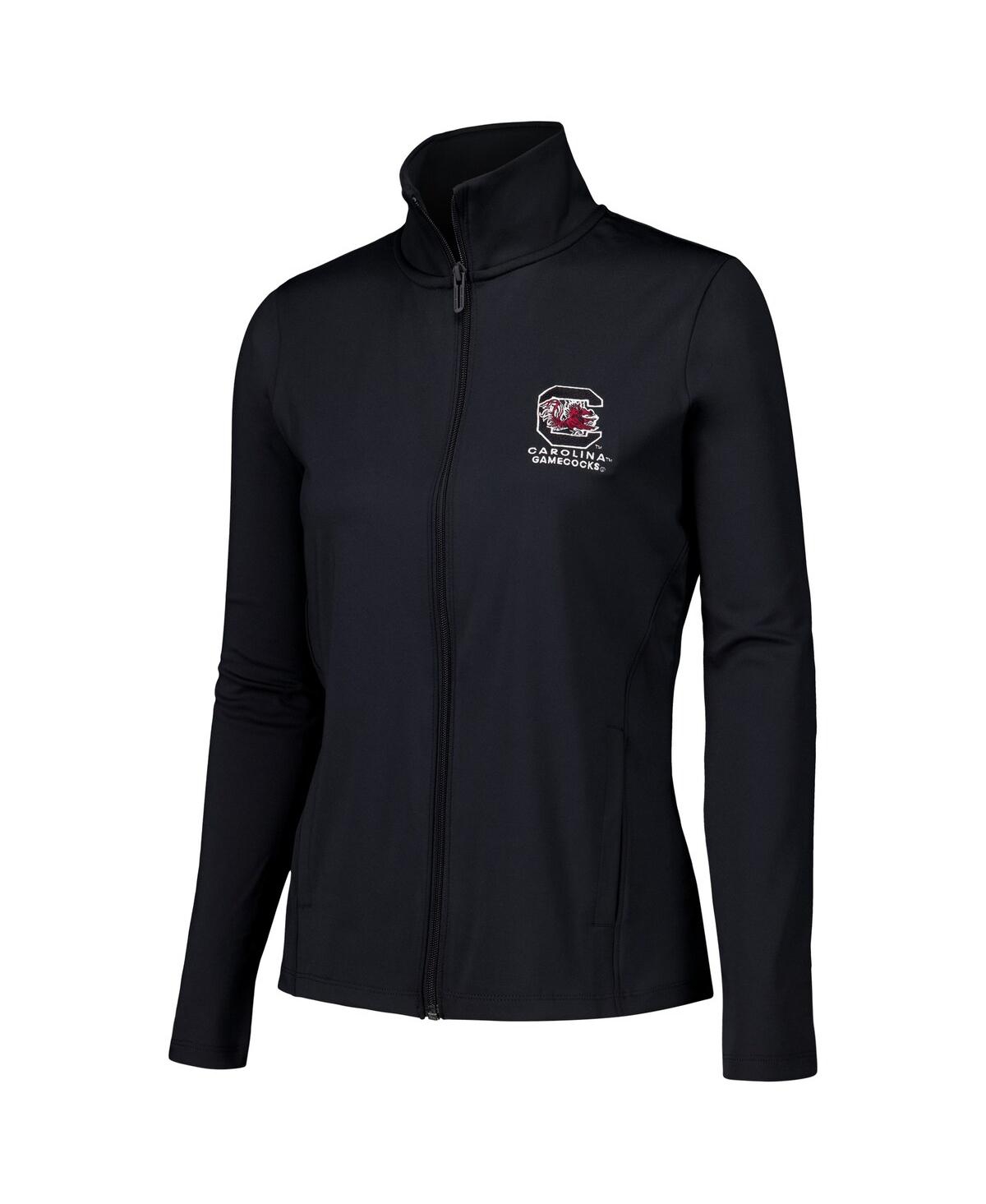 Under Armour Women'sSouth Carolina Gamecocks Sweat-Wicking Soft Motion Full-Zip Jacket - Black