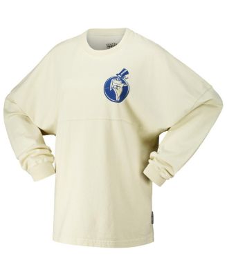 Men's and Women's Cream Looney Tunes Freak Show Oversized Long Sleeve T-Shirt