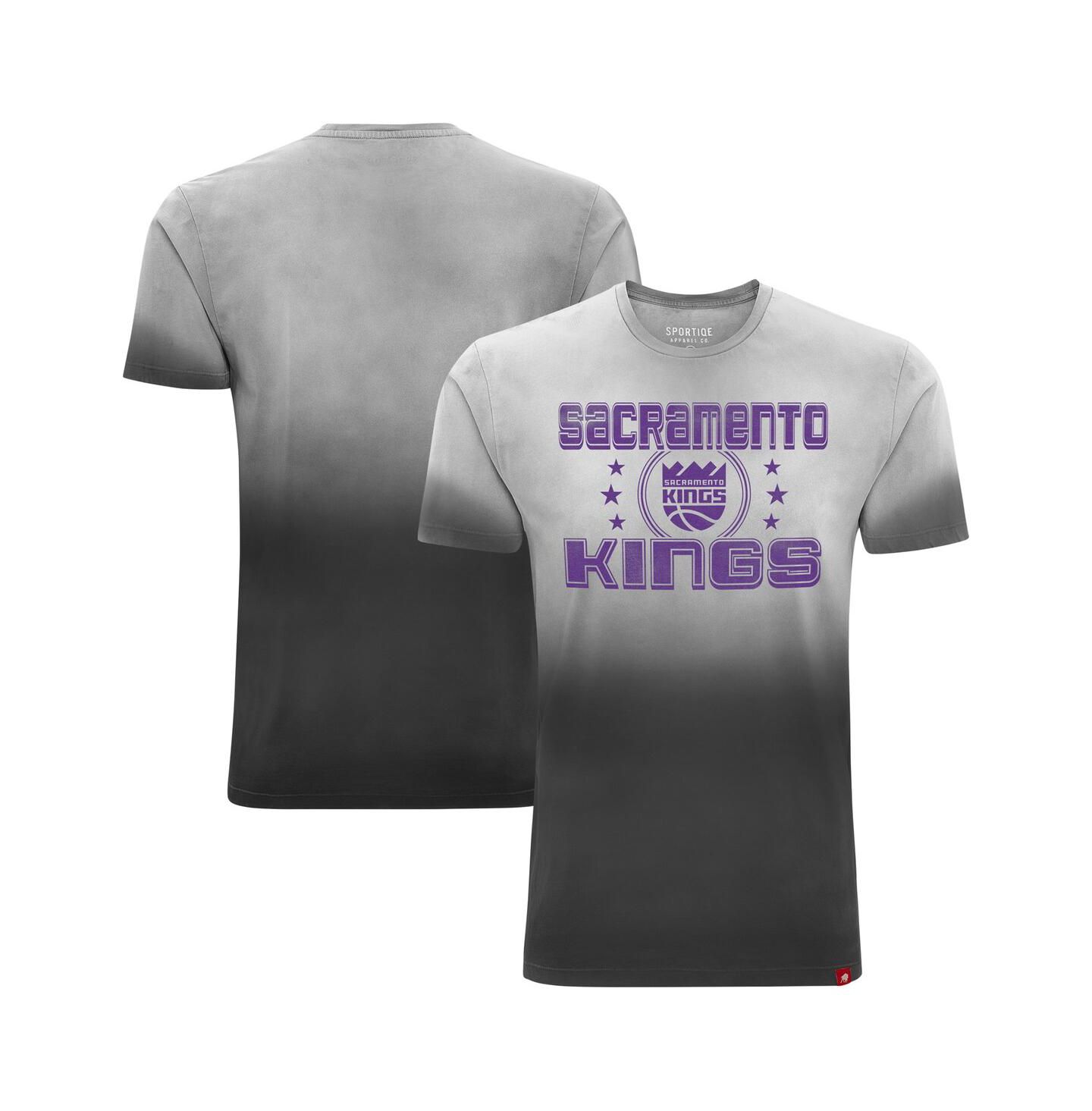 Футболка Sportiqe Black Sacramento Kings Bingham Sun-Fade — фото 1