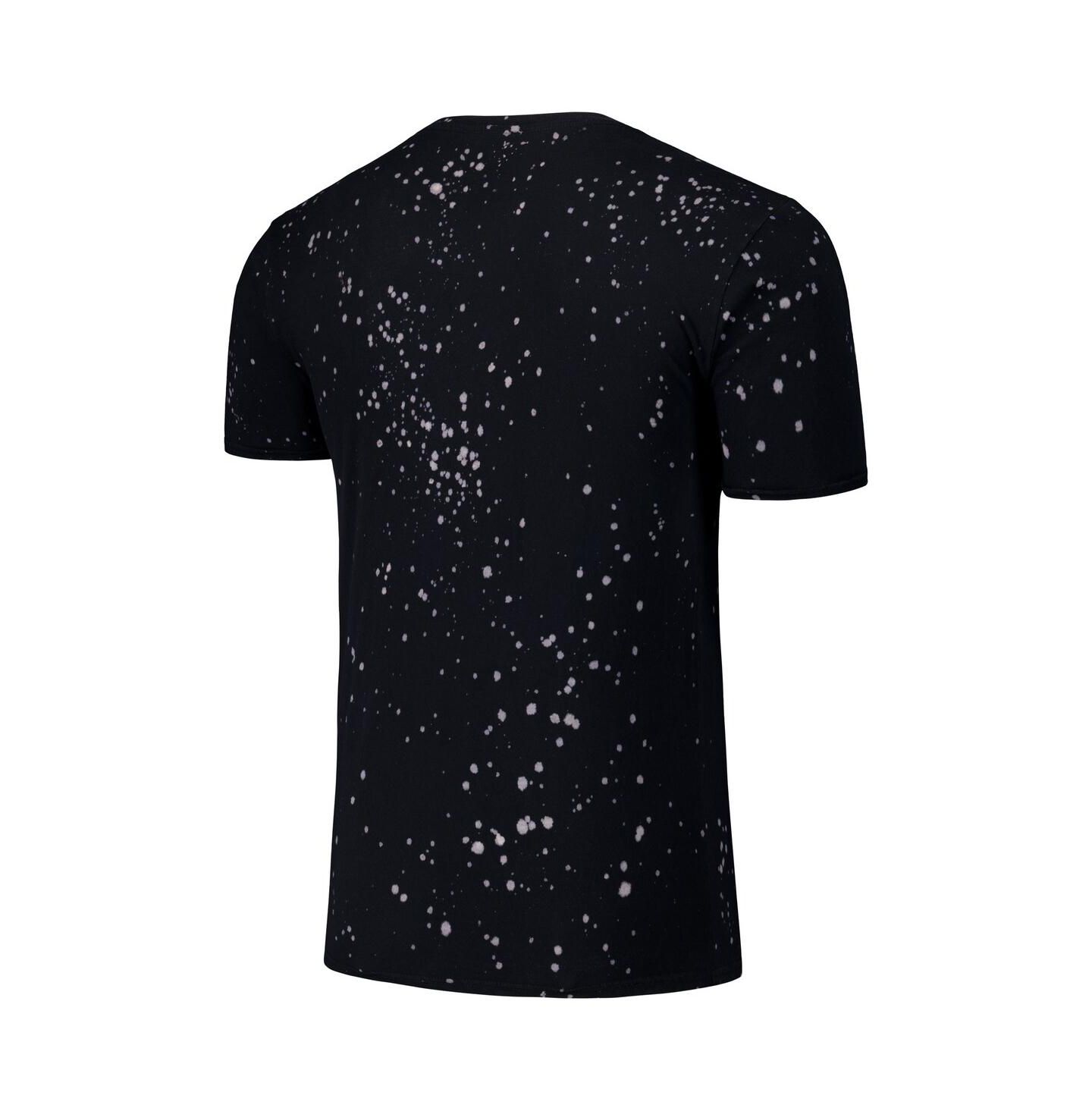 Мужская футболка Majestic Black/White San Diego Padres Splatter — фото 3