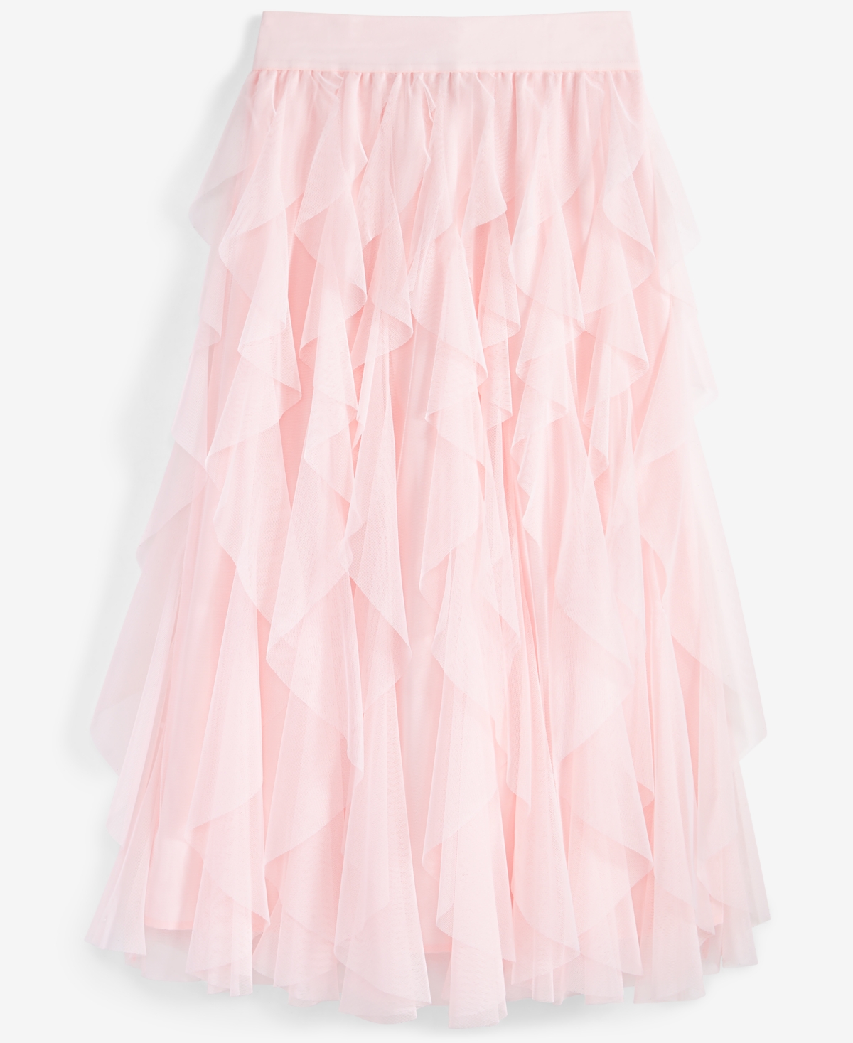 On 34th Women's Tiered Ruffle Tulle Midi Skirt, Created for Macy's