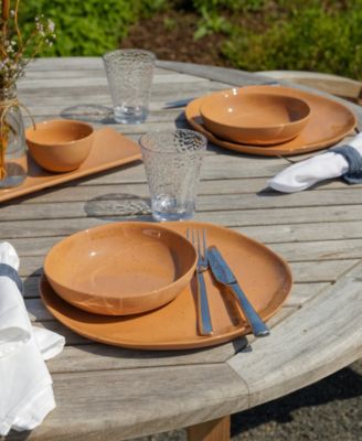 Melamine Sandia Dinner Plates, Set of 6