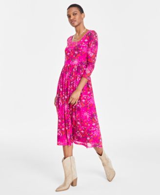 On 34th - Women's Mesh Midi Dress