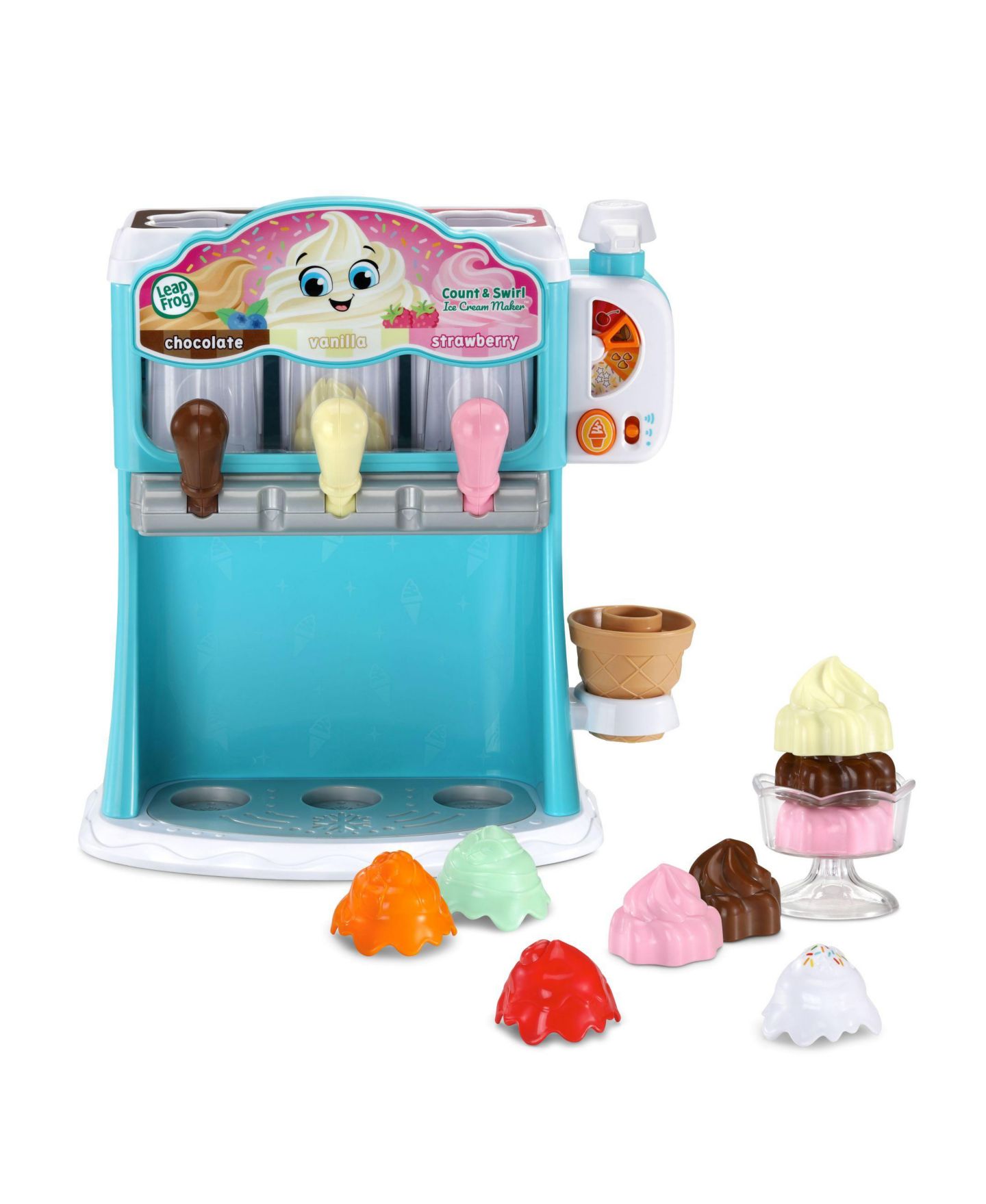 Детский игровой набор VTech LeapFrog Count Swirl Ice Cream Maker — фото 2