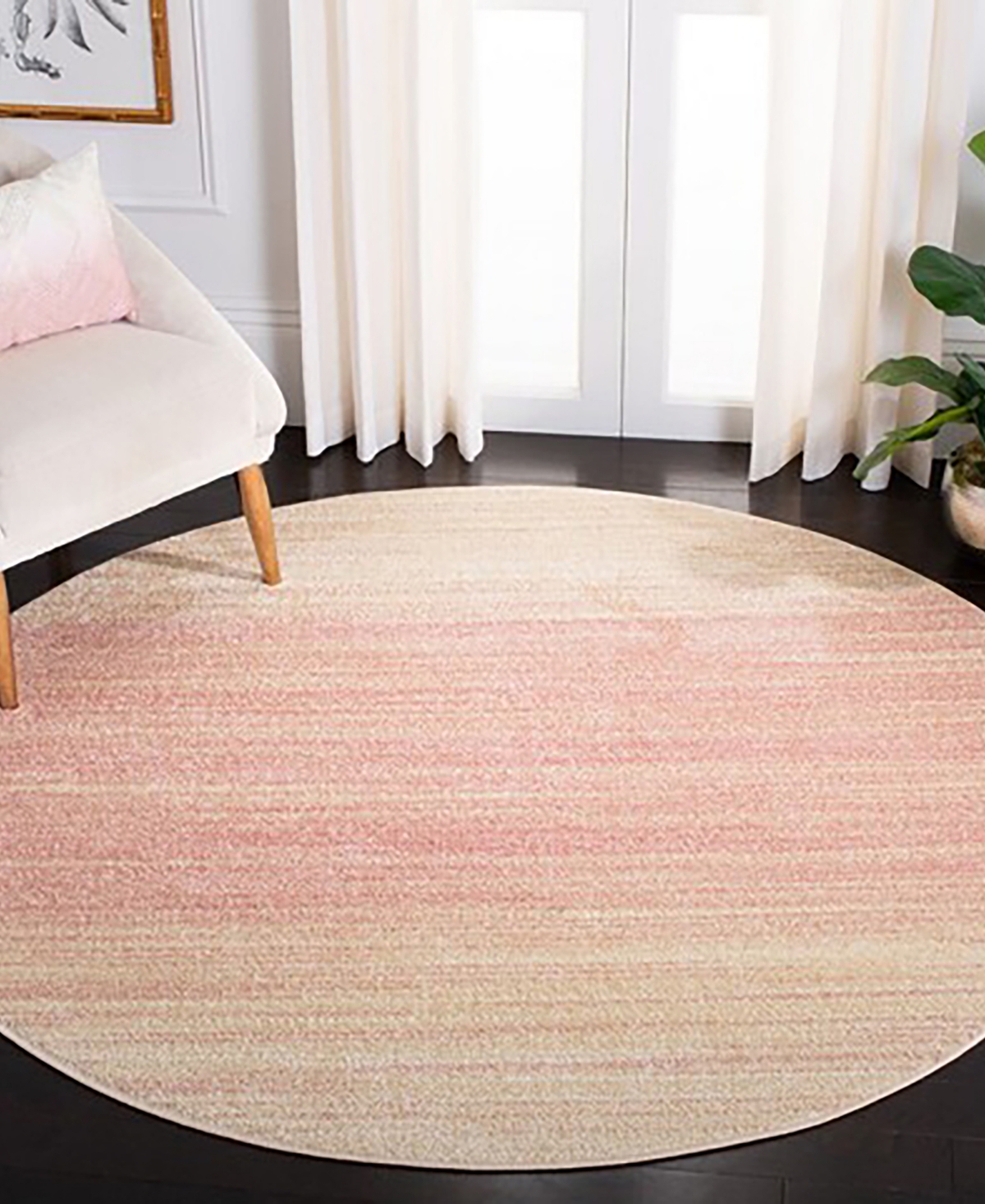 Safavieh Adirondack ADR142U 6'x6' Area Rug -Ivory
