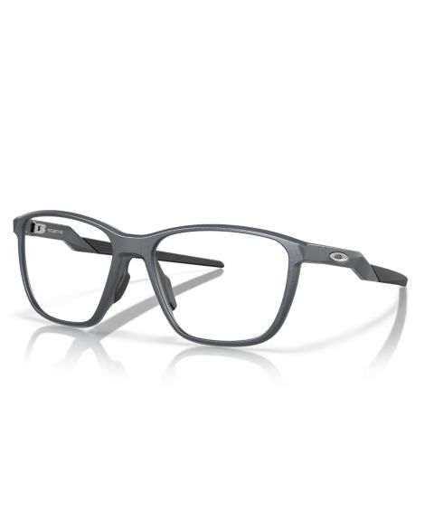 Мужские очки Celine Oakley Man Square Plastic OX8186 Futurity RS Eyeglasses, цвет: Матовый синий стальной