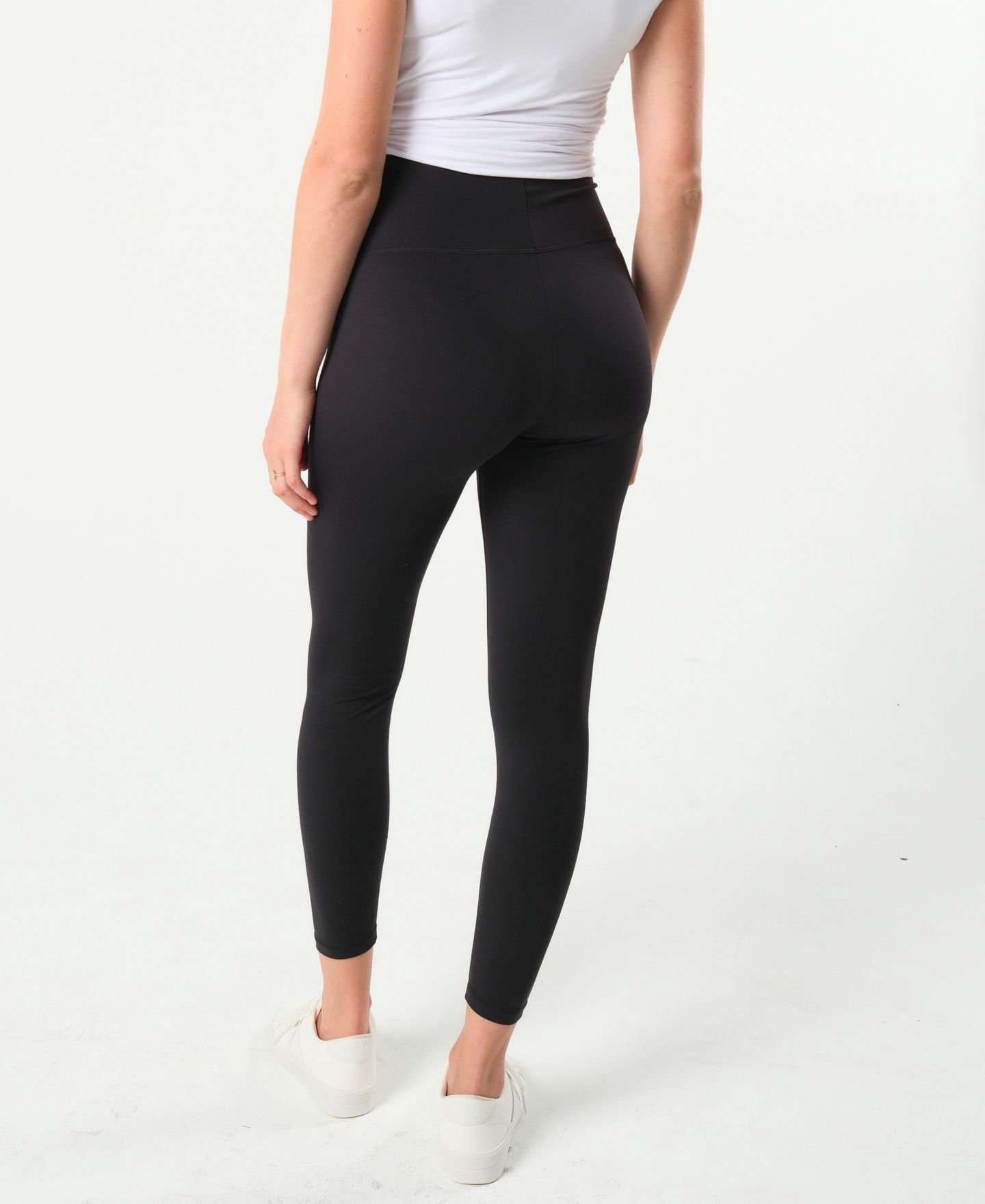 Женские леггинсы MARION Stretch Leggings with Bump-Friendly Phone Pocket, цвет: Чёрный — фото 2