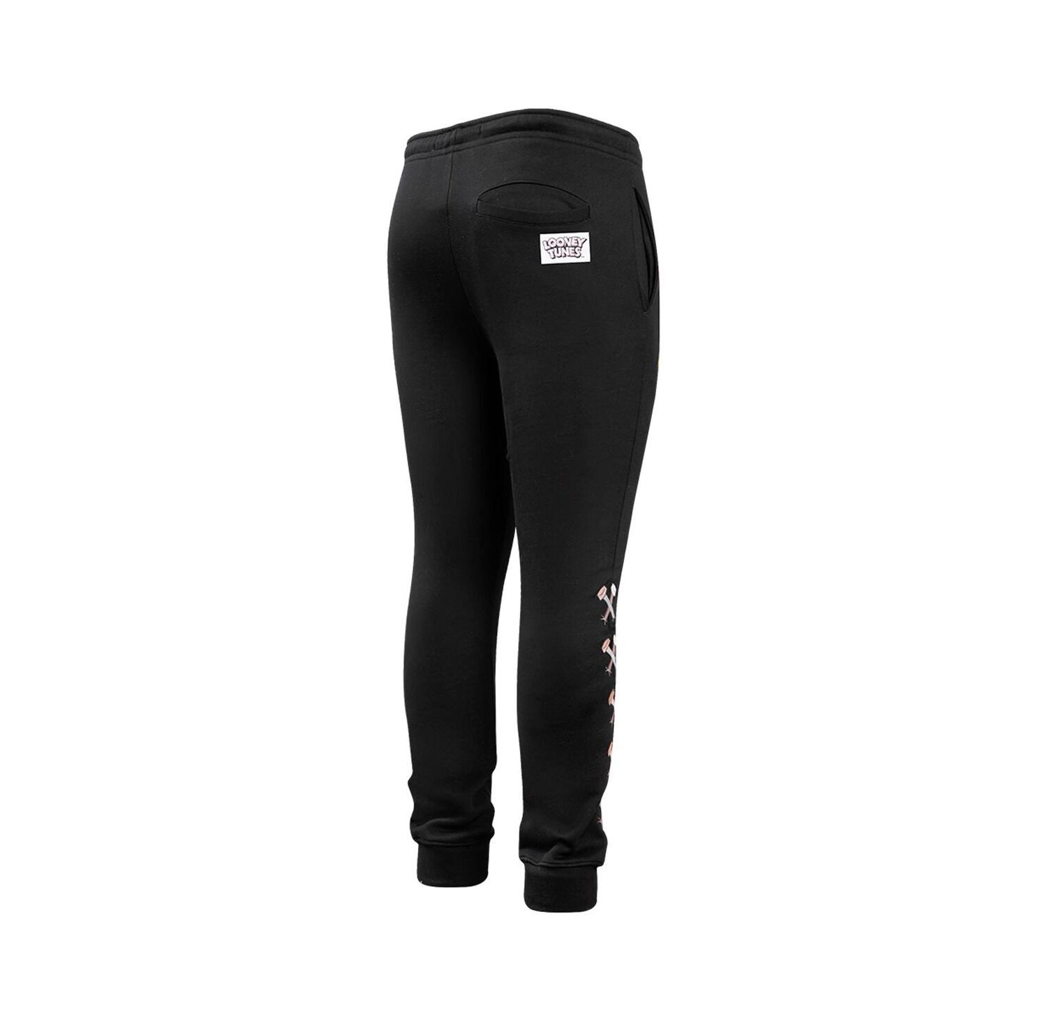 Men's Black Looney Tunes Franken Tweety Joggers