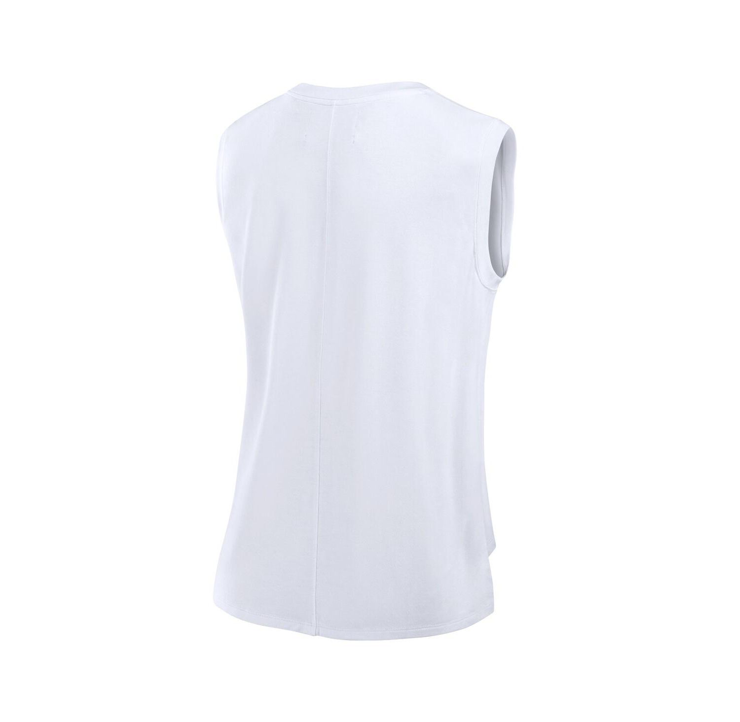Women's White Washington Commanders Studio Gym Tank Top
