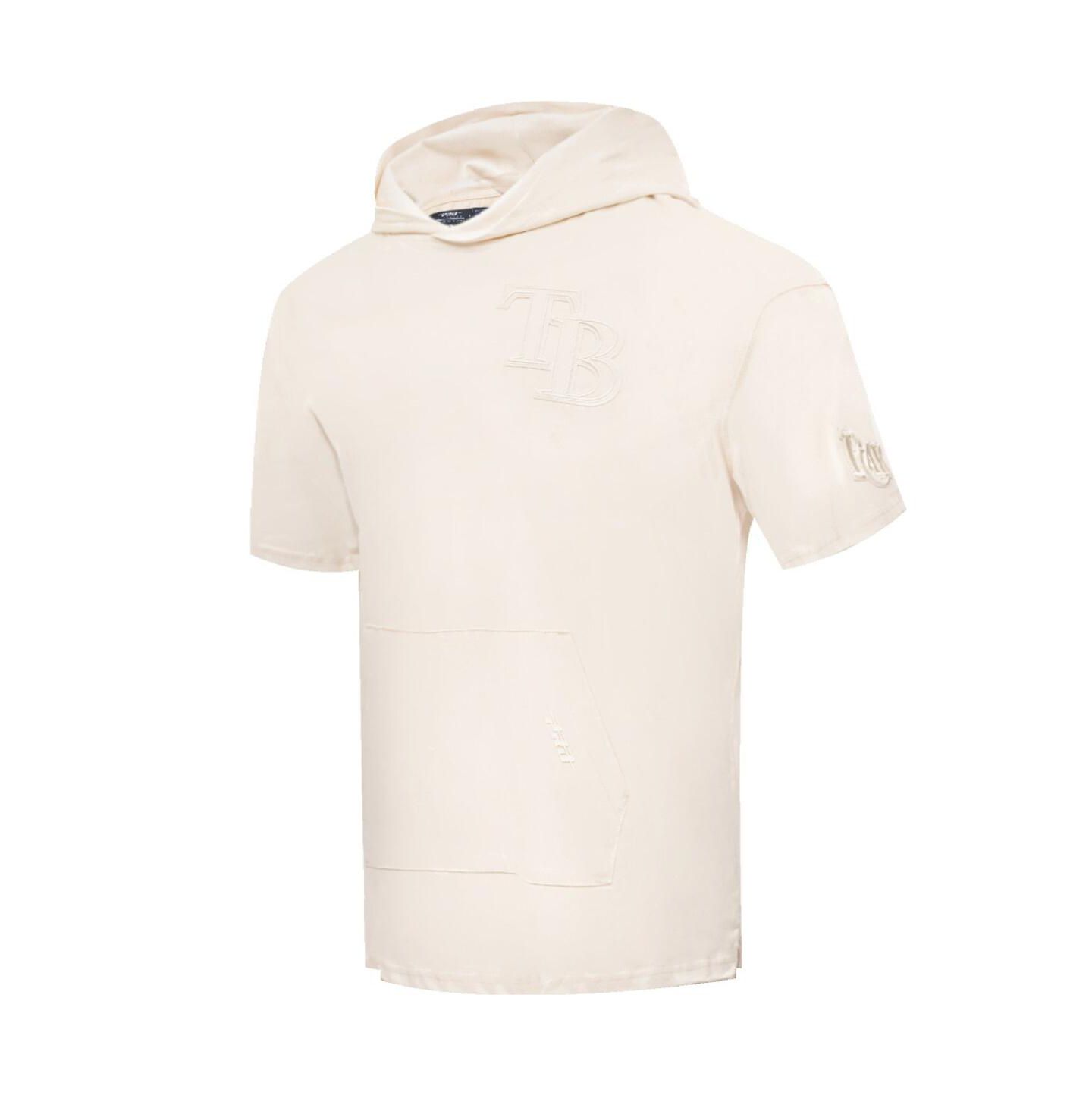 Мужское худи Pro Standard Cream Tampa Bay Rays Neutral T-Shirt — фото 4