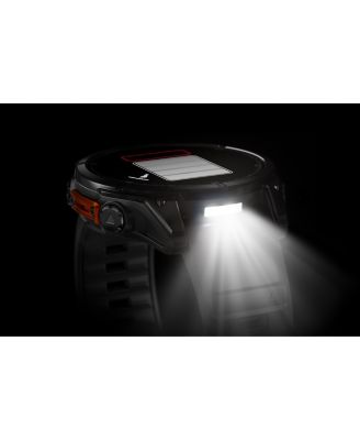 fenix 8 47mm, AMOLED, Outdoor & Fitness GPS Smartwatch, Glass, Slate Gray Steel/Black, Black Band, WW