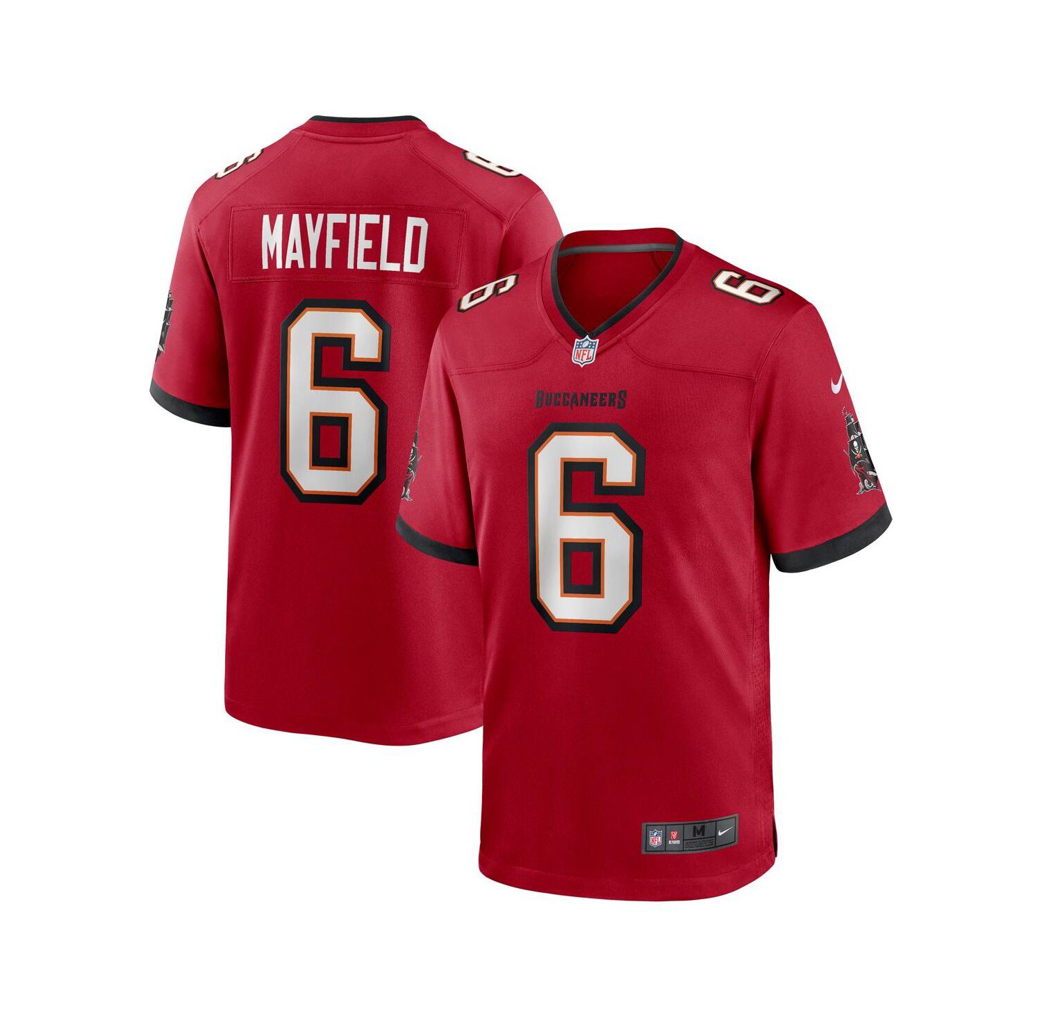Men's Baker Mayfield Red Tampa Bay Buccaneers Team Game Jersey