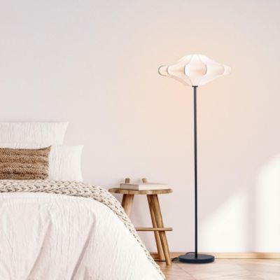 Atlas 67" Modern LED Floor Lamp with Resin Shade
