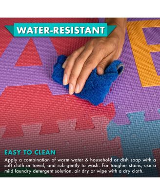 ProSource Kids Floor Play Mat 3/8-in, 36 Sq Ft - 36 Tiles