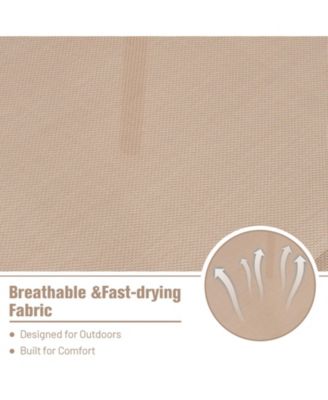 Set of 2 Patio Stackable Dining Chairs with Armrests Garden Deck