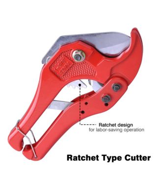 1/2" 3/4" 3/8" PEX Crimper Set Crimping Tool Kit with Go/no Go Gauge Pipe Cutter