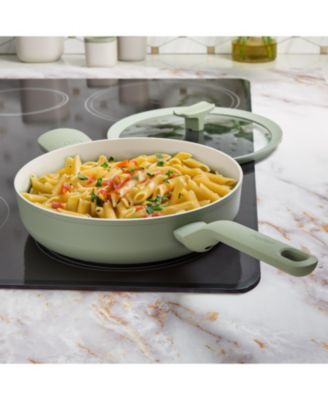 Leo Balance 5pc Nonstick Aluminum Cookware Set, Glass Lids