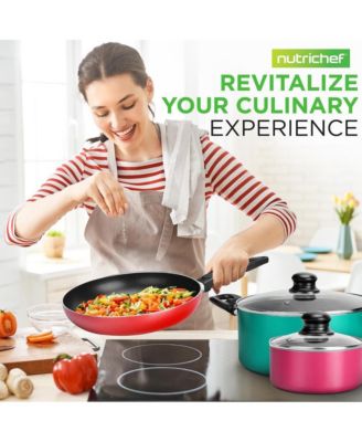 Nonstick Cookware Set, 15-Piece