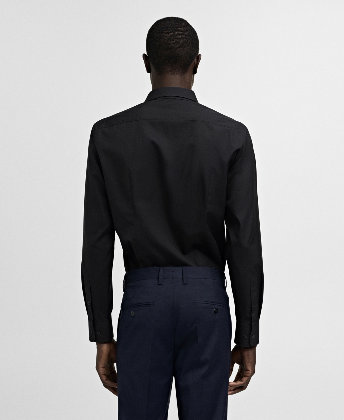 Mango Men's Slim-Fit Cotton Poplin Suit Shirt