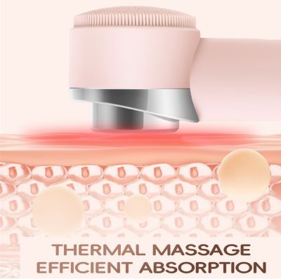 2 In 1 Warm Facial Cleansing Brush