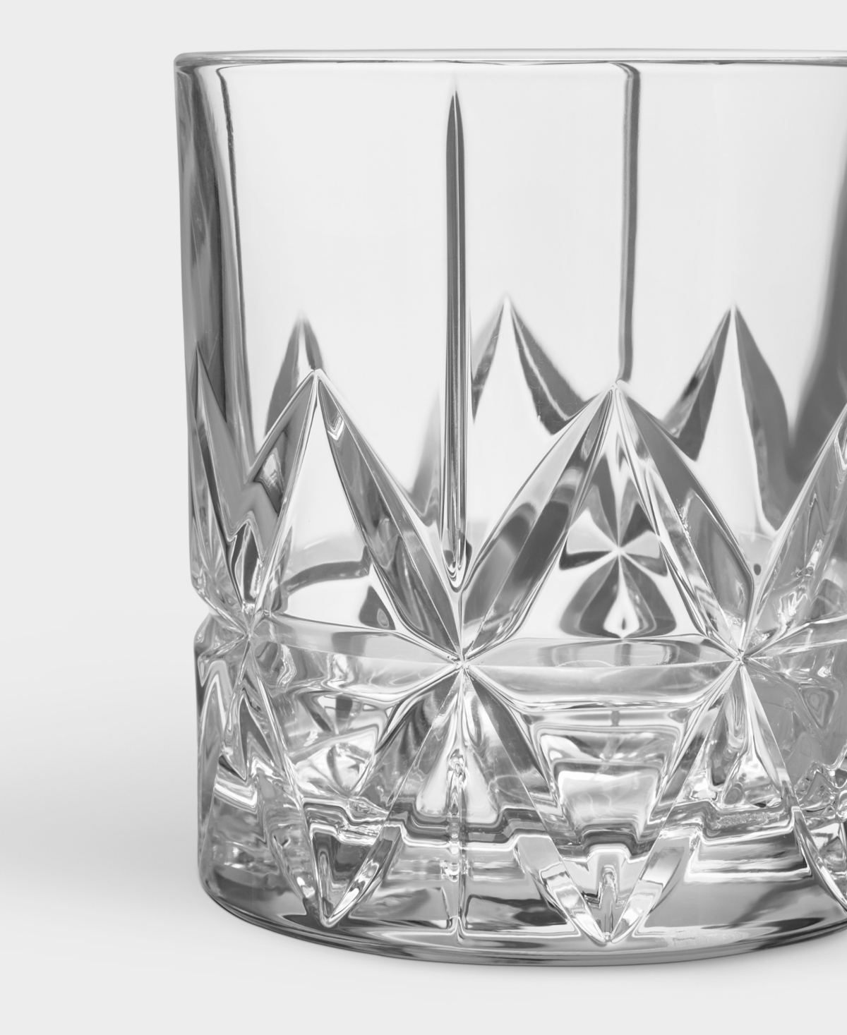 Orrefors Peak Old Fashioned Barware, Set Of 4 In Clear