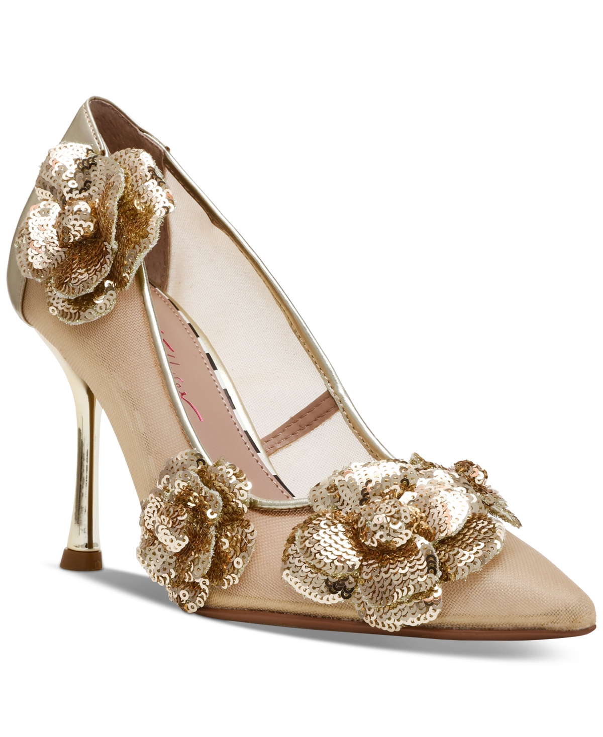 Betsey Johnson Women's Rossa Rosette Embellished Stiletto Pumps