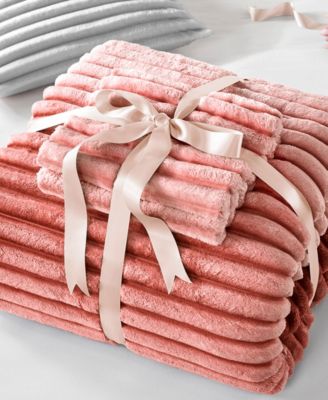 Avril Fluffy Ribbed Plush 2-Pc. Comforter Set, Twin/Twin XL