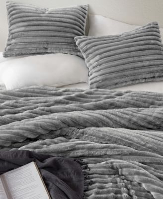Avril Fluffy Ribbed Plush 2-Pc. Comforter Set, Twin/Twin XL