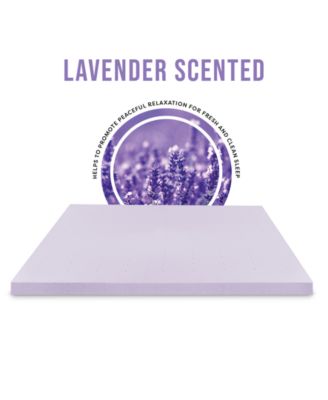 3" Lavender Infused Memory Foam Mattress Topper, California King