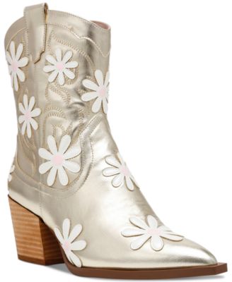 Betsey Johnson - Women's Teddy Daisy Western Booties