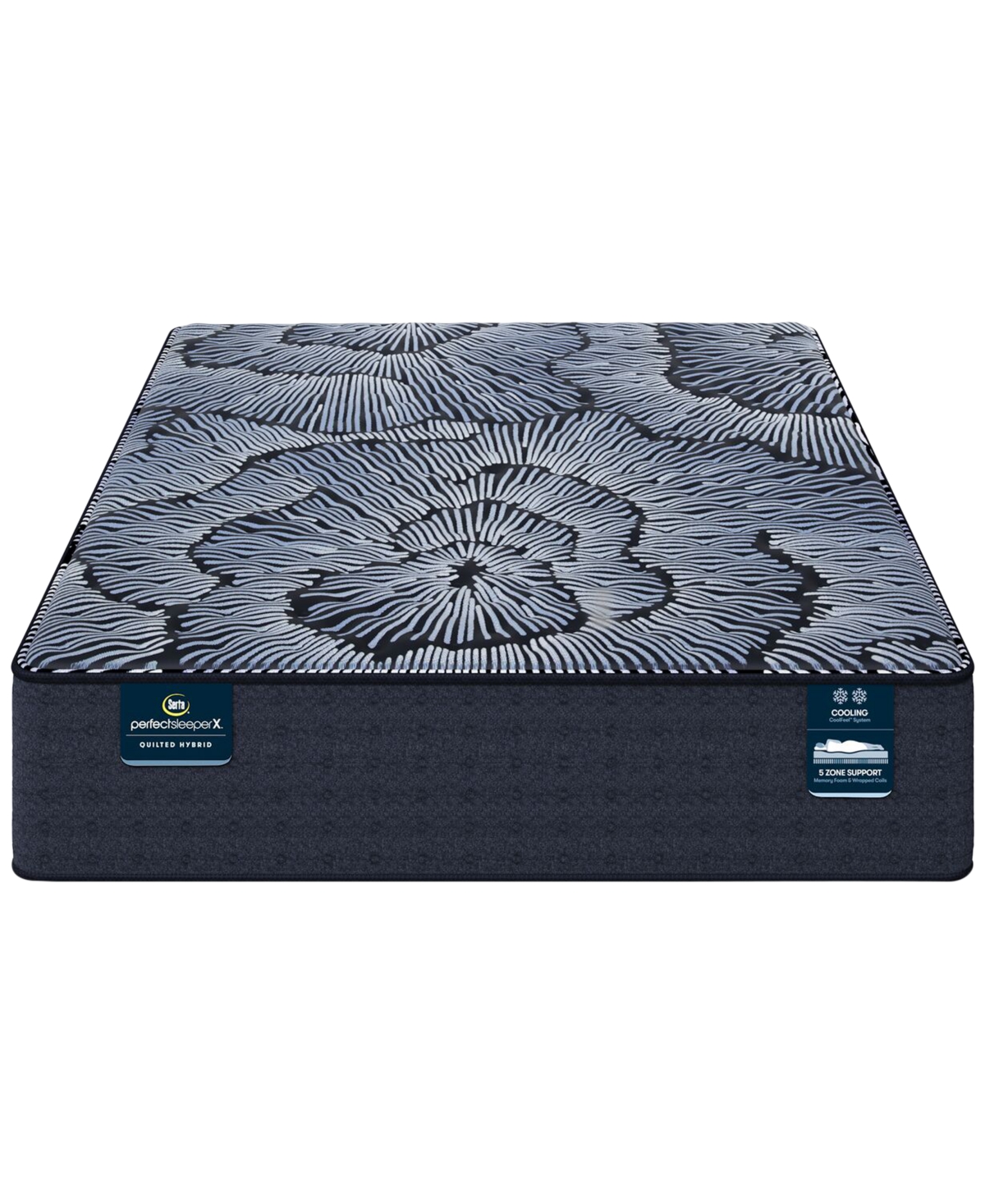 Serta Perfect Sleeper X Excelled Extra Firm 13.75" Quilted Hybrid Mattress Set In No Color