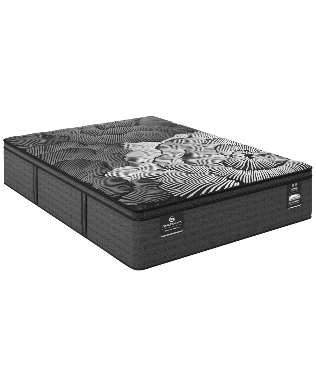 Serta Perfect Sleeper X Max Plush Pillow Top 15" Quilted Hybrid Mattress Set In No Color
