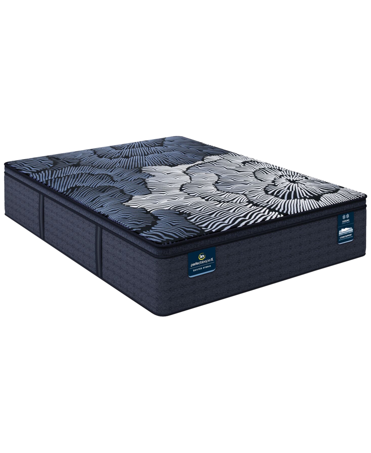 Serta Perfect Sleeper X Max Firm Pillow Top 15.25" Quilted Hybrid Mattress Set In No Color