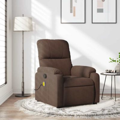 Massage Recliner Chair Brown