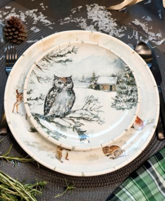 Winter's Frost Dessert Plates, Set of 4