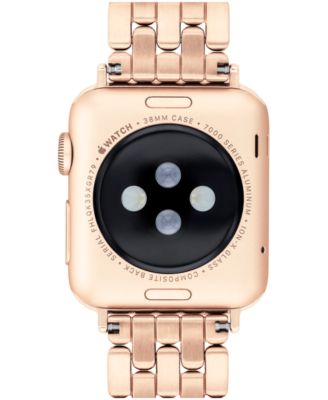 Macy\'s Rose Gold Crystal Apple Watch Band and Bezel Set 38-49Mm COACH Women main image 2