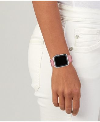 Women's True Pink Silicone Apple Watch Strap 38mm, 40mm, 41mm