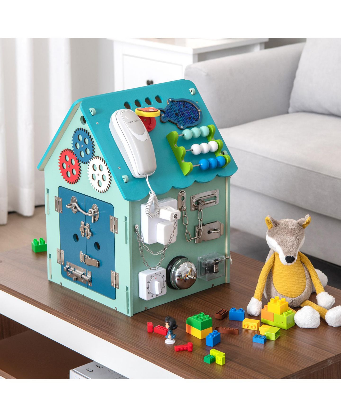 Детская игрушка INOLAIT Montessori Play House Sensory Activity Table, Ages 3+ — фото 3