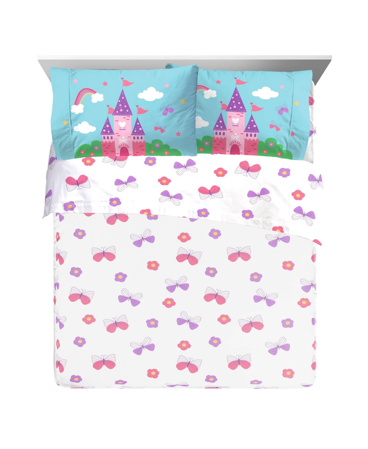 Sunny Side Up Magic Castle Bed Set with Sham
