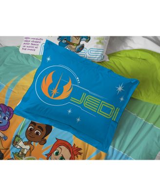 Star Wars Young Jedi 4 Piece Bed Set with Sham
